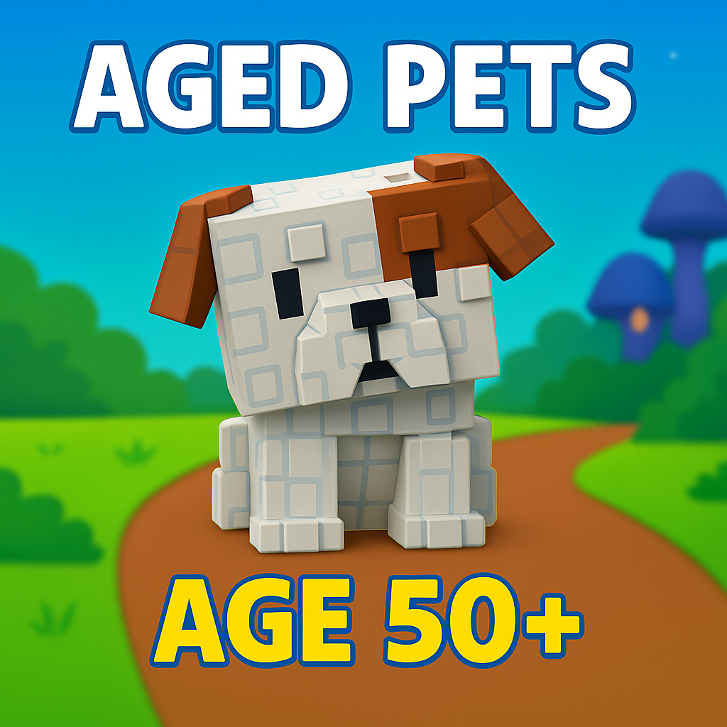 x3 AGED PETS PACK (Age 50+)