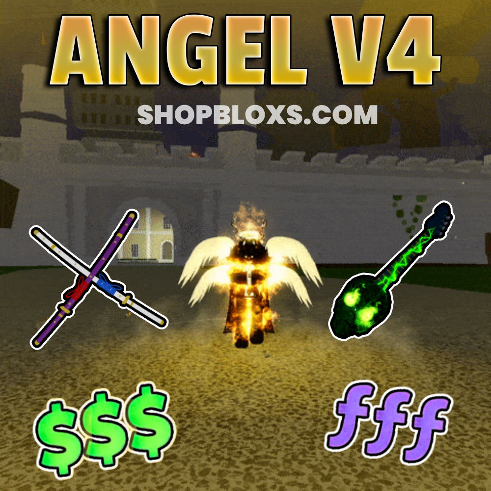 🔥 Angel v4 Account + Random AWK Fruit 👀 Blox Fruits account (READ DESCRIPTION)