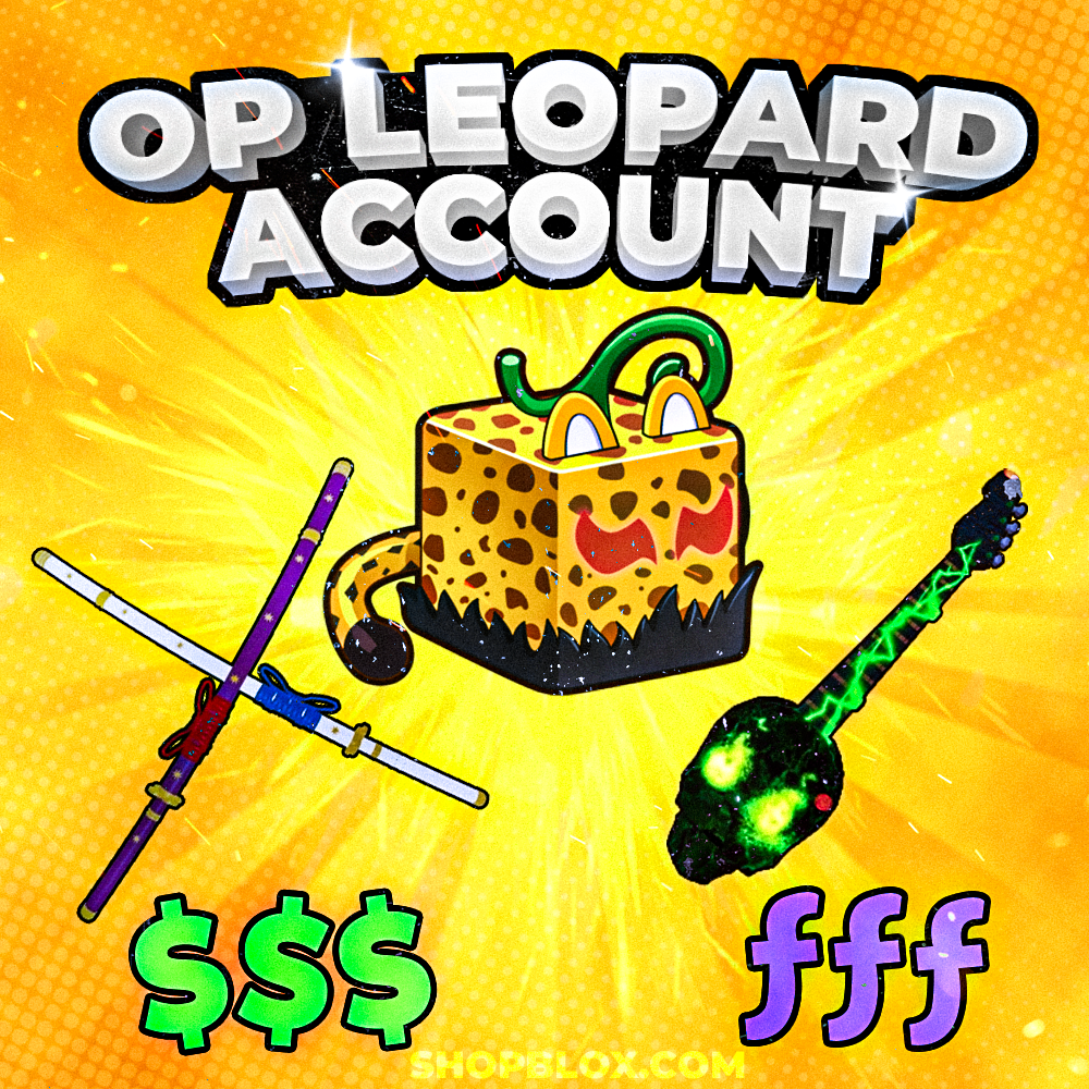 🔥 OP LEOPARD 🔥 Blox Fruits Account (Read Description)