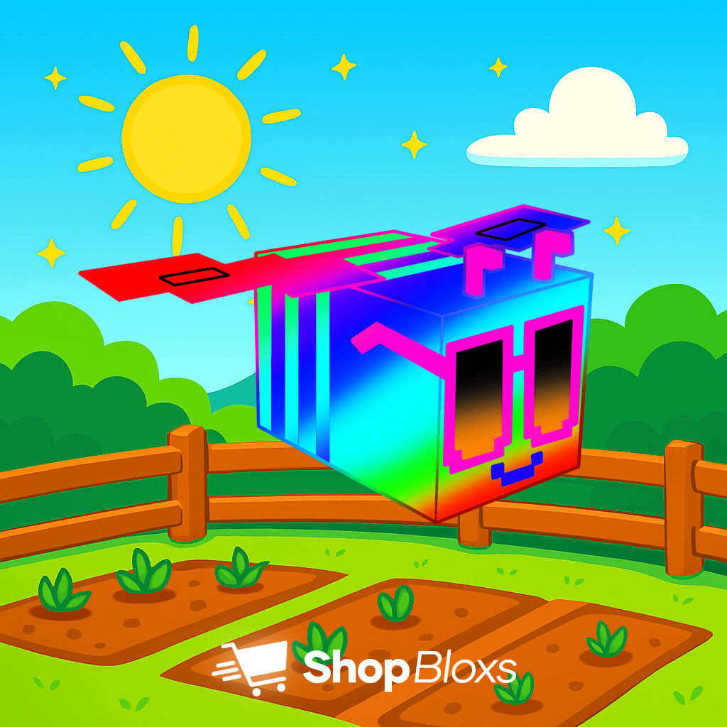 Rainbow Disco Bee